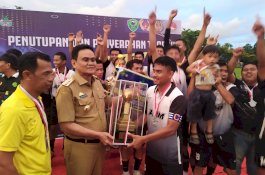 Harapan FC Juarai Turnamen Sepak Bola Bupati Cup Barru 2022