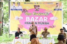 Resmi Dibuka Bupati, Masyarakat Luwu Utara Diminta Meriahkan Bazar Pangan Murah