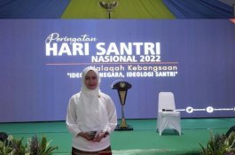 Bupati Luwu Utara Hadiri Peringatan Hari Santri Nasional di Kementerian Polhukam