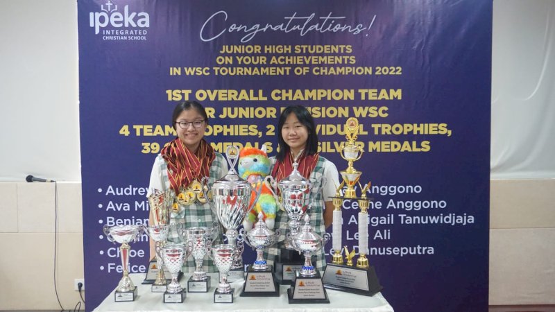 Hebat, Pelajar IPEKA Integrated Christian School Raih Juara Pertama di World Scholar’s Cup 2022