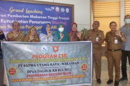 Grand Launching Penyaluran Makanan Tinggi Protein untuk Percepatan Penurunan Stunting 