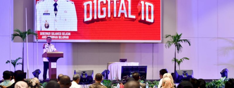 Gubernur Sulsel Luncurkan Aplikasi Digital ID