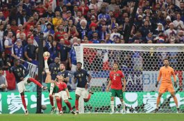 Prancis vs Maroko 1-0 di Babak Pertama