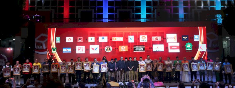 Inilah 17 Nomor Urut Parpol Peserta Pemilu 2024