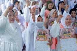 Loyalis Emak-Emak di Sulsel Mantapkan Dukungan ke Ganjar Pranowo untuk Pilpres 2024