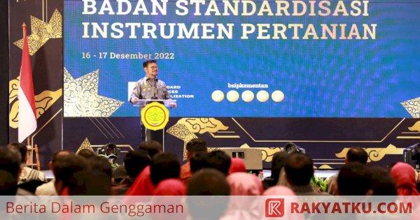 Litbang Kementan Bertransformasi Jadi BSIP, Mentan SYL Yakin Pertanian Makin Maju, Mandiri dan Modern