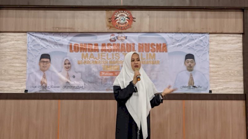 Buka Lomba Asmaul Husna Tingkat Kecamatan, Wawali Makassar Tekankan Pentingnya Edukasi Anak
