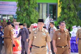 Bupati Wajo, Bacakan Sambutan Presiden RI, Bela Negara  Tanggungjawab Bersama