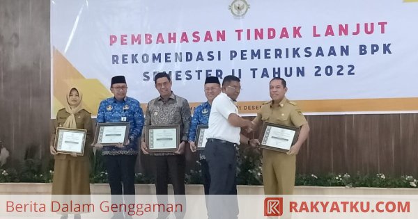 Sidrap Peringkat Pertama Penyelesaian Tindak Lanjut Pemeriksaan BPK Semester I 2022