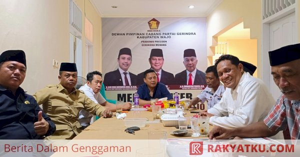 Andi Iwan Darmawan Aras Kunjungi Kantor DPC Gerindra Wajo