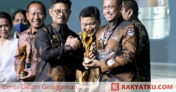 Kementerian Pertanian RI Beri Penghargaan ke Bupati Wajo