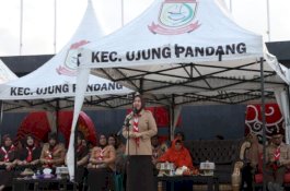 Imbau Fokus Berlatih, Wawali Makassar Tutup Lomba Tingkat II Kwarran Tiga Kecamatan