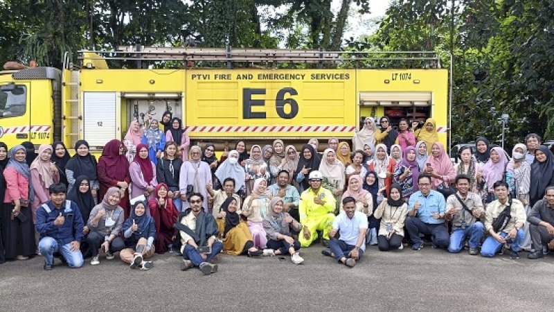 Para peserta Rembuk UMKM bertajuk Bersama Wujudkan Ekosistem Kreatif dan Inovatif dalam Bingkai Sinergi yang Efektif di Sorowako, Kabupaten Luwu Timur, Rabu (21/11/2022).