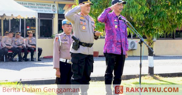 Kesiapan Nataru, Kapolres Wajo Pimpin Apel Gelar Pasukan Operasi Lilin 2022