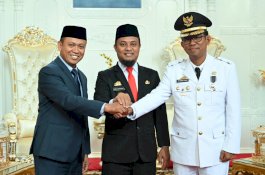 Gubernur Andi Sudirman Lantik Kadis Pendidikan Jadi Pj Bupati Takalar