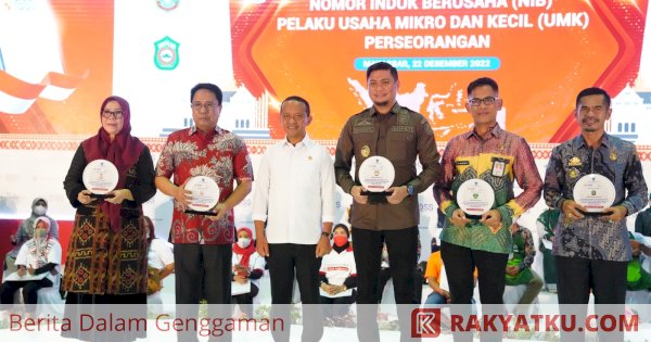 Pemprov Sulsel Apresiasi Pemberian NIB Kepada Pelaku UMK Oleh Menteri Investasi