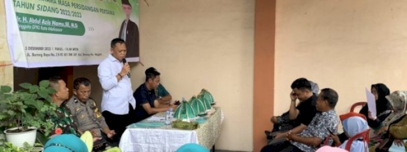 Reses Azis Namu di Borong Raya, Warga Keluhkan Banjir dan Penerangan Lampu Jalan