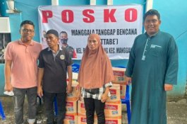 Korban Kebakaran di Manggala Terima Bantuan Dari Imam Musakkar