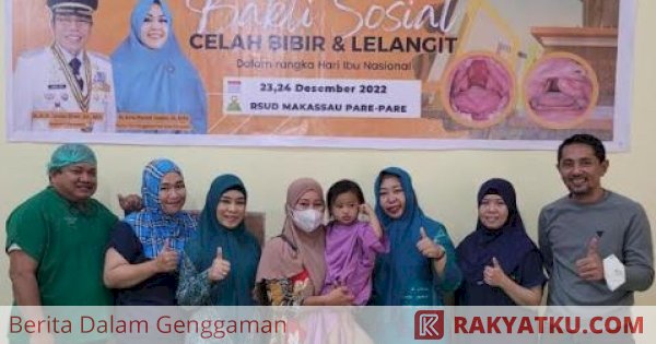 Peringati Hari Ibu, TP PKK Parepare-RSUD Andi Makkasau Gelar Baksos Operasi Bibir Sumbing Gratis