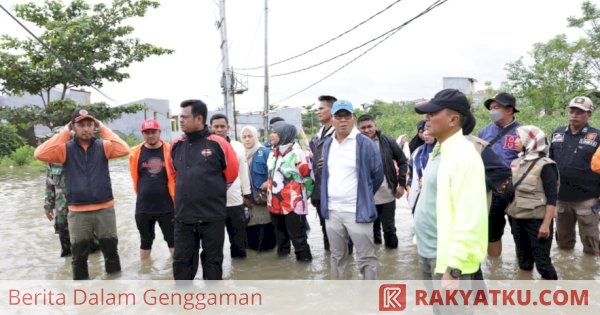 Wali Kota Makassar Turun Langsung Evakuasi Korban Banjir di Antang