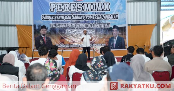 Gubernur Andi Sudirman Resmikan Pabrik Benih Jagung di Maros