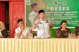 Tampung Usulan Masyarakat, Wakil Ketua I DPRD Jeneponto Silaturahmi di Desa Jombe