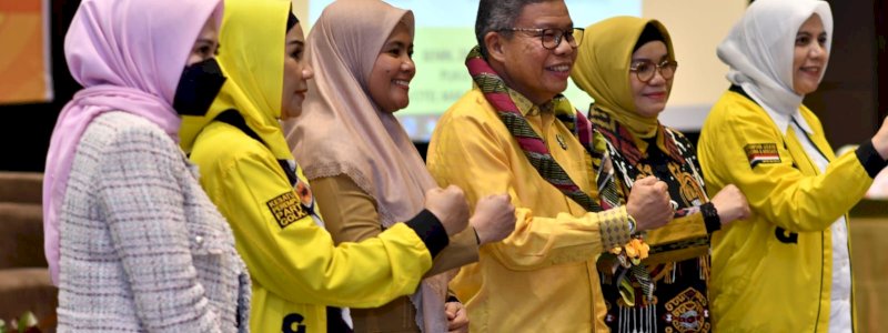 Taufan Pawe Minta KPPG Sulsel Siapkan Perempuan Tangguh untuk Caleg Golkar
