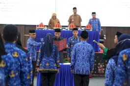46 Pejabat Fungsional Pemkab Wajo Dilantik, 92 PPPK Terima Perpanjangan SK