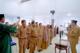 Ratusan Kepsek di Barru Dilantik Jelang Pergantian Tahun