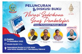 Tutup Tahun 2022, Satupena Sulawesi Selatan Gelar Peluncuran dan Diskusi Buku 