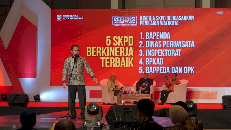 Bapenda Makassar Raih Peringkat Pertama SKPD Terbaik Tahun 2022