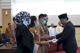 Plh Sekda Lantik 185 Pejabat Fungsional Lingkup Pemprov Sulsel