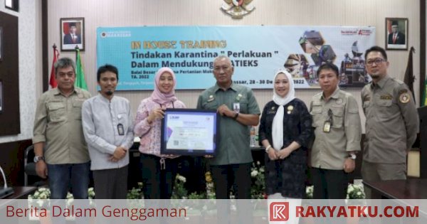 Konsisten Cegah Penyuapan, Karantina Pertanian Makassar Pertahankan SNI ISO 37001:2016