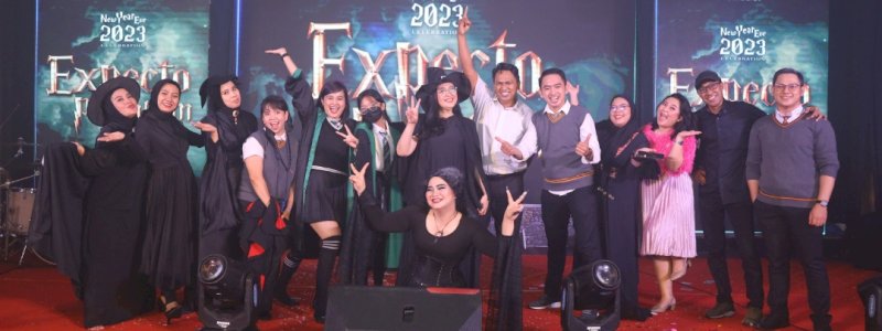 Ratusan Poterhead Meriahkan Acara Malam pergantian Tahun di Aston Hotel