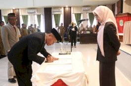 Lantik Irawan Tamsi Jadi Direktur Perumda, Bupati Luwu Utara: Tunjukkan Kontribusi yang Nyata 