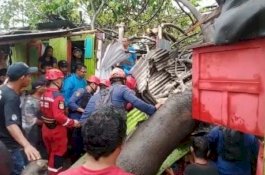 Hujan Deras dan Angin Kencang, Kakek 80 Tahun Tertimpa Pohon di Makassar