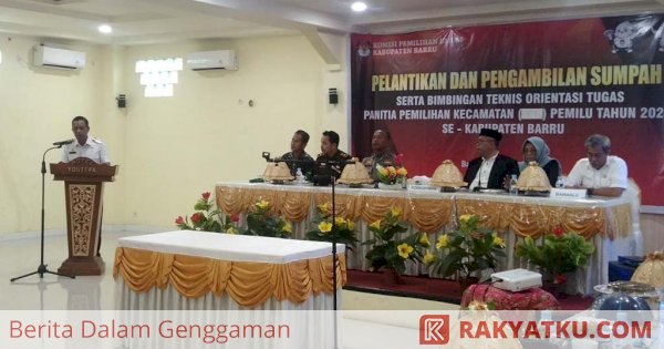 35 PPK Barru Dilantik, Diharap Jaga Netralitas