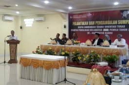 35 PPK Barru Dilantik, Diharap Jaga Netralitas