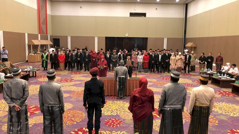 75 PPK Makassar Dilantik, Ketua KPU: Adab Harus Dijaga