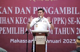 Bupati Gowa di Hadapan Anggota PPK Pemilu: Semoga Partisipasi Pemilih di Atas 80 Persen