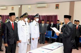 Bupati Wajo Lantik 84 Pejabat Pimpinan Tinggi Pratama, Administrator, Pengawas