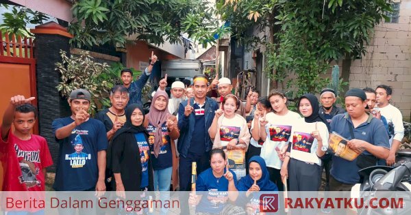 Ketua DPRD Rudianto Lallo Keliling Sapa Warga Mariso dan Mamajang