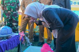 Bupati Luwu Utara Resmikan Sarana Air Bersih di Desa Muktisari