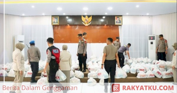 Paket Sembako Polda Sulsel untuk Korban Bencana Banjir Tiba di Mapolres Wajo