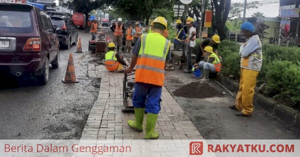 Dinas PUTR Sulsel Lakukan Penanganan Darurat Jalan Hertasning