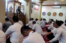 Kanwil Kemenkumham Sulsel Awali Tahun Kinerja Baru Dengan Muhasabah