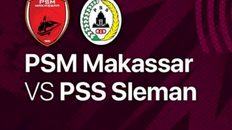 PSM Makassar vs PSS Sleman (Foto: Vidio)
