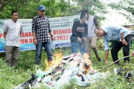 BPKPD Lutra Musnahkan Benda Berharga Senilai Rp650 Juta