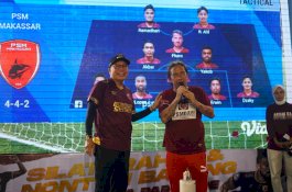 Nobar Bersama Suporter, Taufan Pawe Bakal Temui Presiden Perjuangkan Laga PSM Disaksikan Penonton