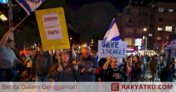 Puluhan Ribu Warga Israel Demo Tolak Pemerintahan Perdana Menteri Benjamin Netanyahu